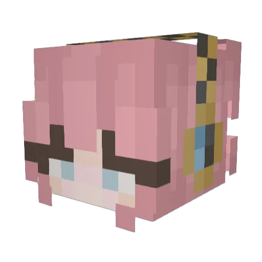 mond00 Minecraft avatar head, 3D render