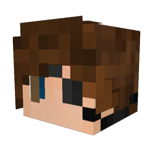 mond_im Minecraft avatar head, 3D render