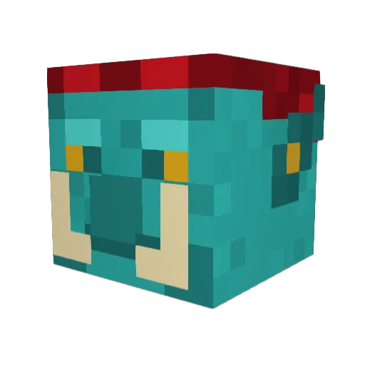 mondaybigmac Minecraft avatar head, 3D render