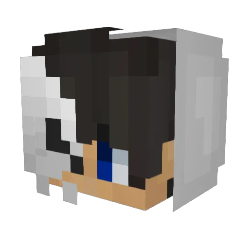 monello88 Minecraft avatar head, 3D render