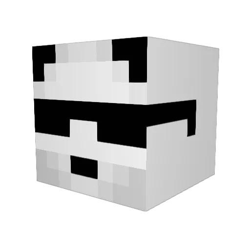 money2211 Minecraft avatar head, 3D render