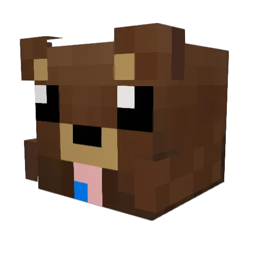 money5132 Minecraft avatar head, 3D render