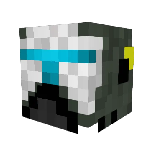 moneymonkeyn Minecraft avatar head, 3D render