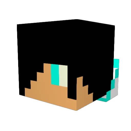 moneystlr Minecraft avatar head, 3D render