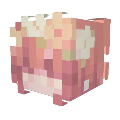 moneyvo Minecraft avatar head, 3D render