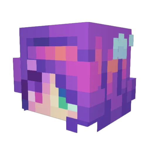 mongbotkilla Minecraft avatar head, 3D render
