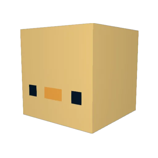 mongmong02 Minecraft avatar head, 3D render