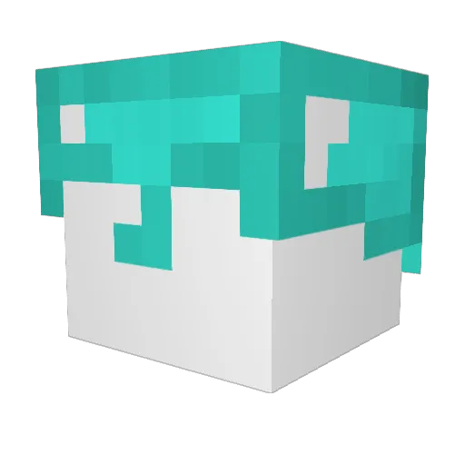 mongo1633 Minecraft avatar head, 3D render