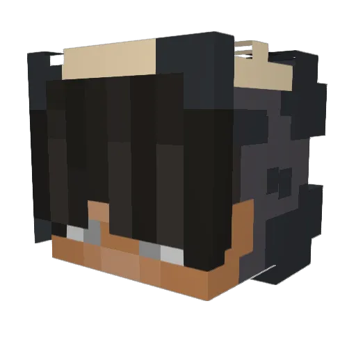 monke_gang Minecraft avatar head, 3D render