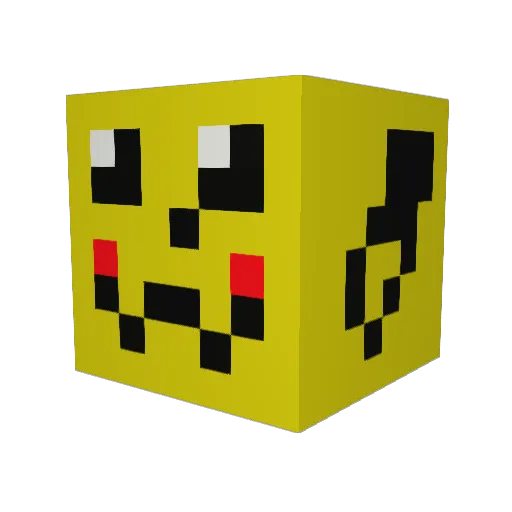 monkeeslut Minecraft avatar head, 3D render