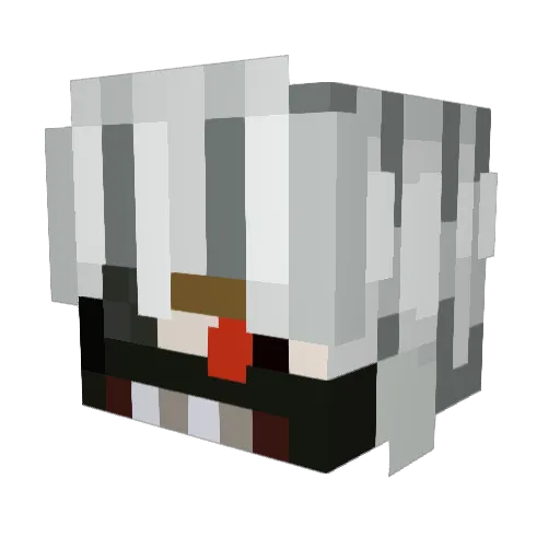 monkeeykid Minecraft avatar head, 3D render