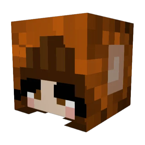monkeeymya Minecraft avatar head, 3D render