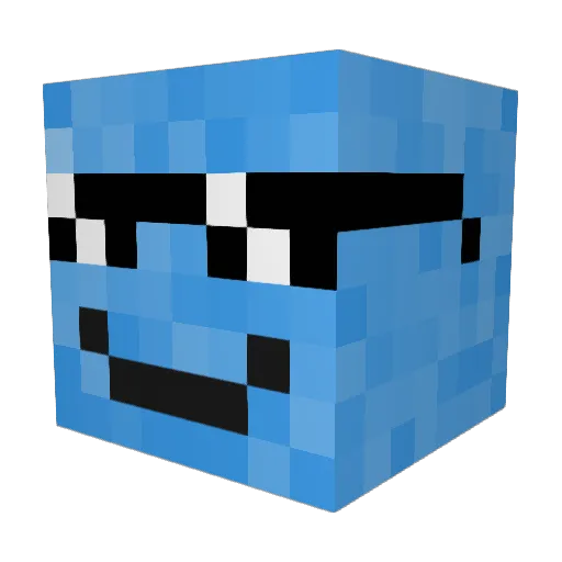 monkeman0125 Minecraft avatar head, 3D render