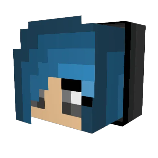 monkey_1324 Minecraft avatar head, 3D render