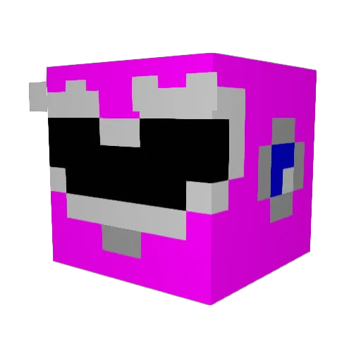 monkey_cake Minecraft avatar head, 3D render