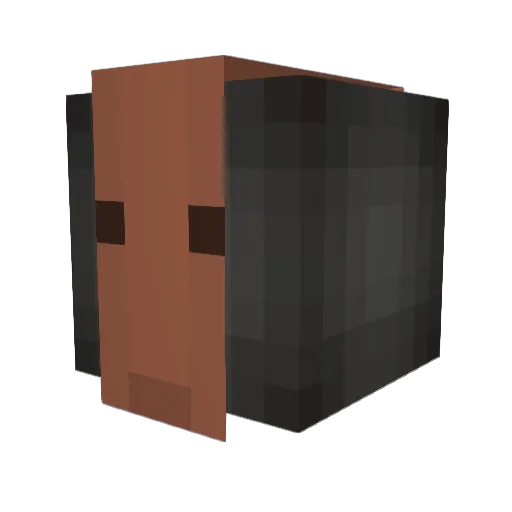 monkey_man2012 Minecraft avatar head, 3D render