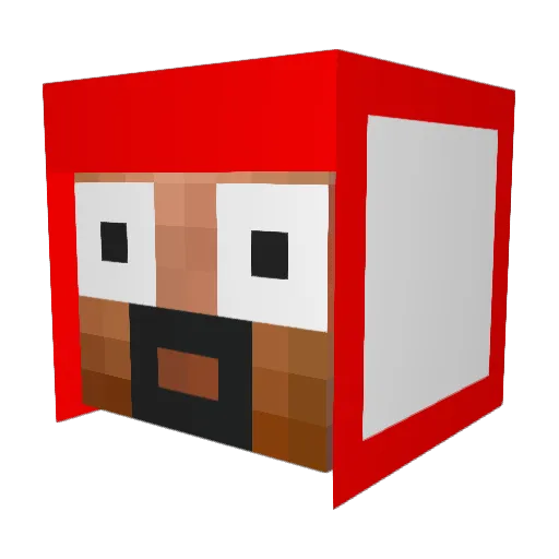 monkeyblaze234 Minecraft avatar head, 3D render