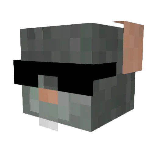 monkeyboy2009 Minecraft avatar head, 3D render