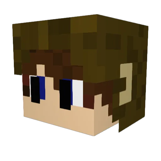 monkeyboy6773 Minecraft avatar head, 3D render