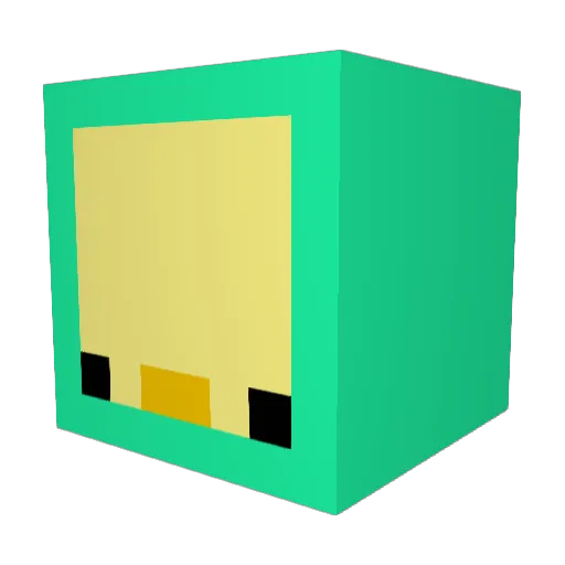 monkeydemonic28 Minecraft avatar head, 3D render