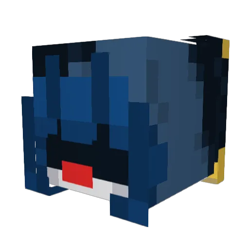 monkeydsleep Minecraft avatar head, 3D render