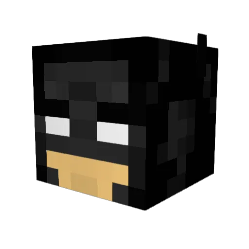 monkeydude2424 Minecraft avatar head, 3D render