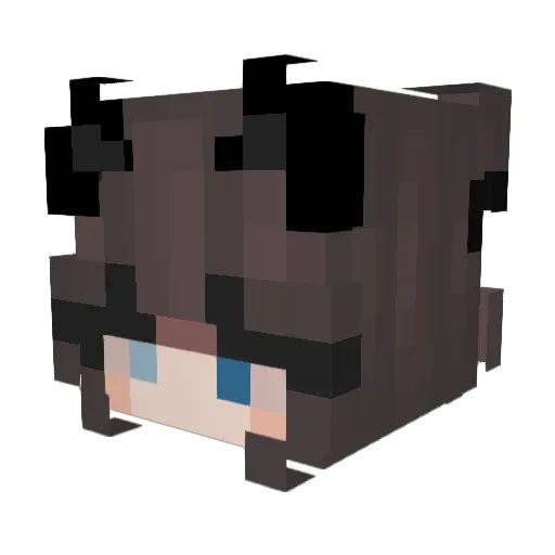 monkeygrunkle Minecraft avatar head, 3D render