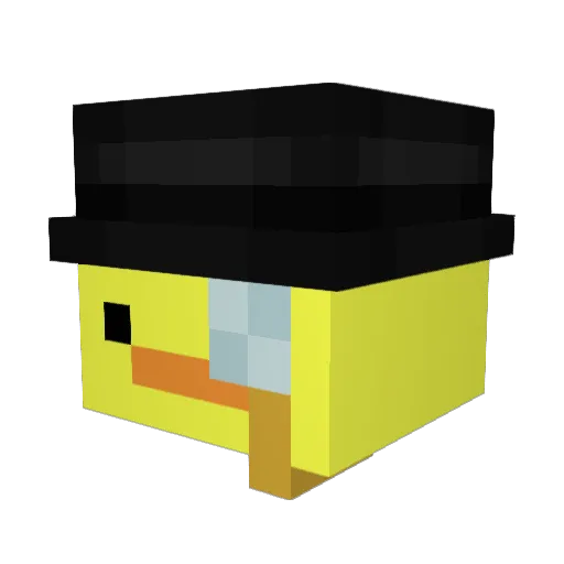 monkeyiz Minecraft avatar head, 3D render