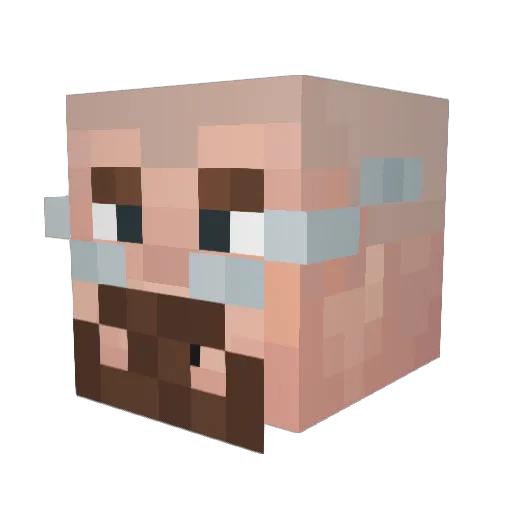 monkeylife12 Minecraft avatar head, 3D render