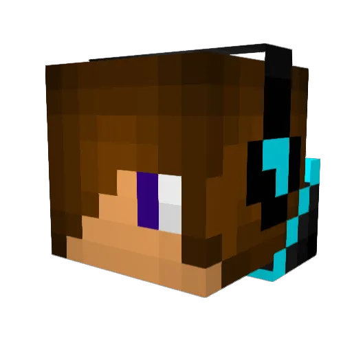 monkeyman1234543 Minecraft avatar head, 3D render