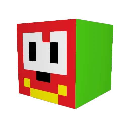 monkeymanzz5 Minecraft avatar head, 3D render
