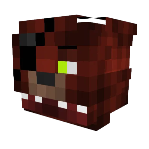 monkeymaster2347 Minecraft avatar head, 3D render