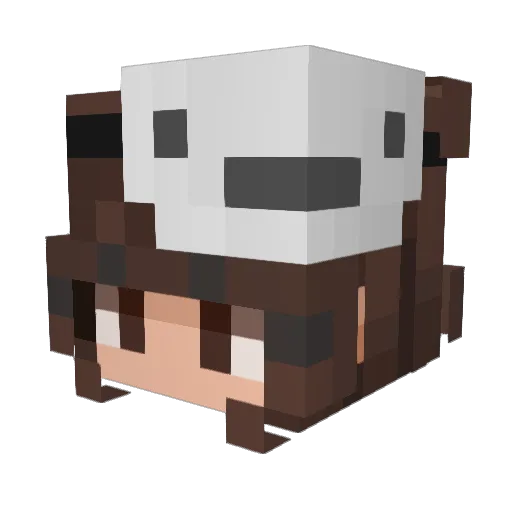 monkeymen02 Minecraft avatar head, 3D render