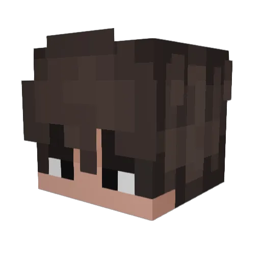 monkeymyles16 Minecraft avatar head, 3D render