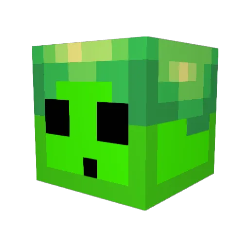 monkeypick Minecraft avatar head, 3D render