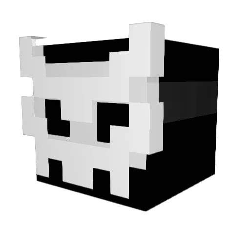 monkeysuite Minecraft avatar head, 3D render
