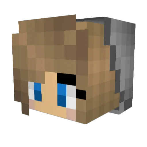 monkeysyd223 Minecraft avatar head, 3D render