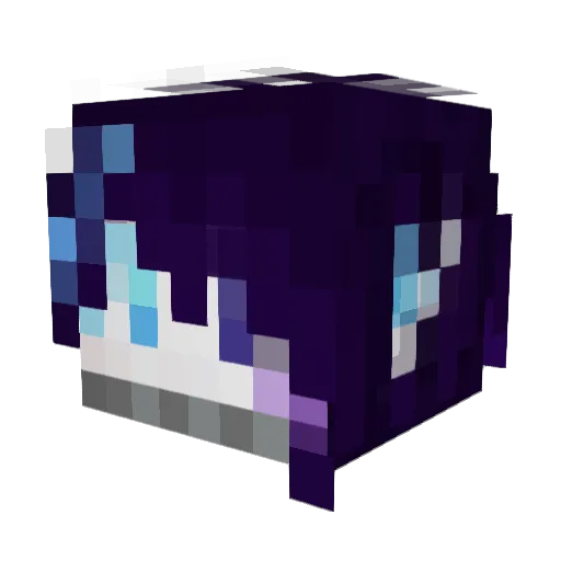 monkeywww Minecraft avatar head, 3D render