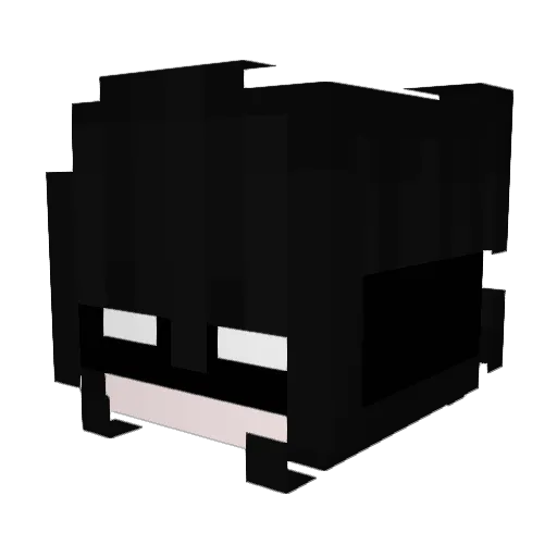 monkeyycheating Minecraft avatar head, 3D render