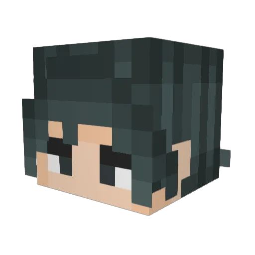 monkeyyy47 Minecraft avatar head, 3D render