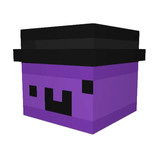 monkithi Minecraft avatar head, 3D render