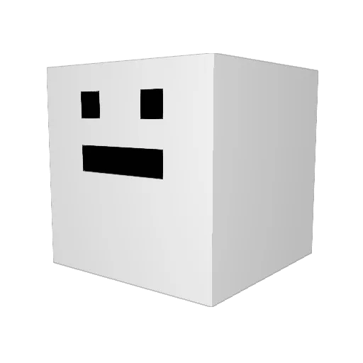 monks002 Minecraft avatar head, 3D render