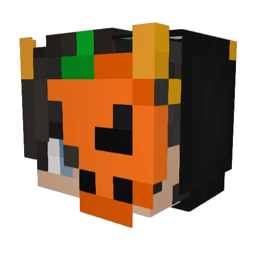 mono1110 Minecraft avatar head, 3D render