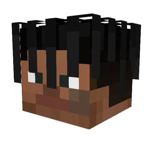 mono5808 Minecraft avatar head, 3D render