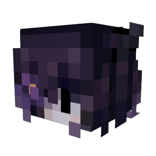 monoch0rius Minecraft avatar head, 3D render