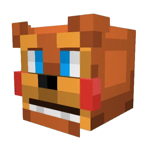 monocrafter99 Minecraft avatar head, 3D render