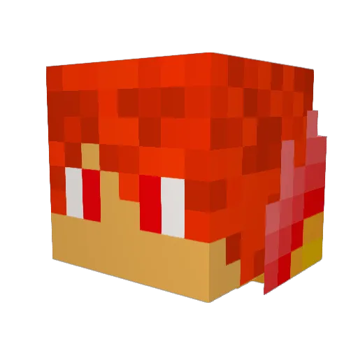 monopattino89 Minecraft avatar head, 3D render