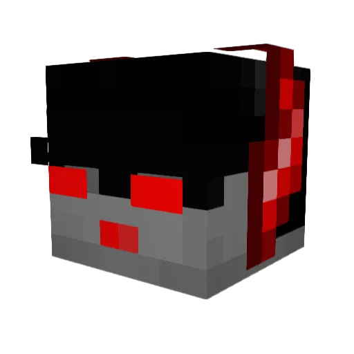 monquito51 Minecraft avatar head, 3D render