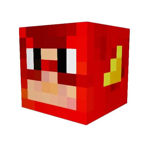 monsoon782 Minecraft avatar head, 3D render