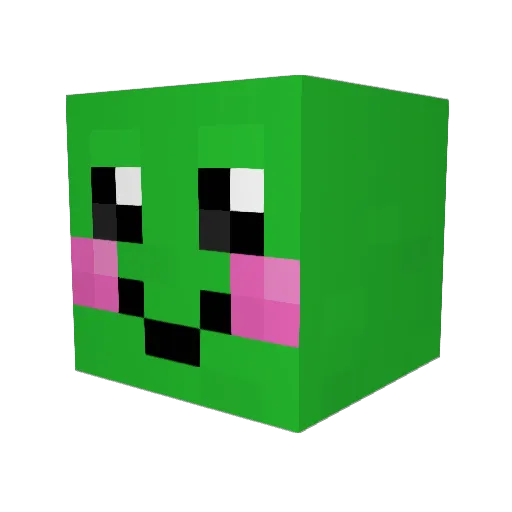 monst3renergy Minecraft avatar head, 3D render